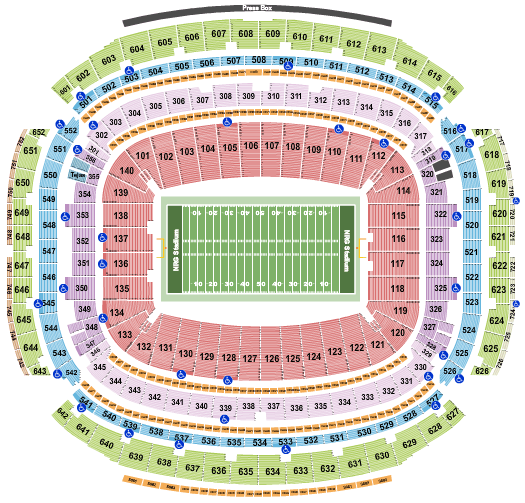 NRG Stadium NFL Seating Chart
